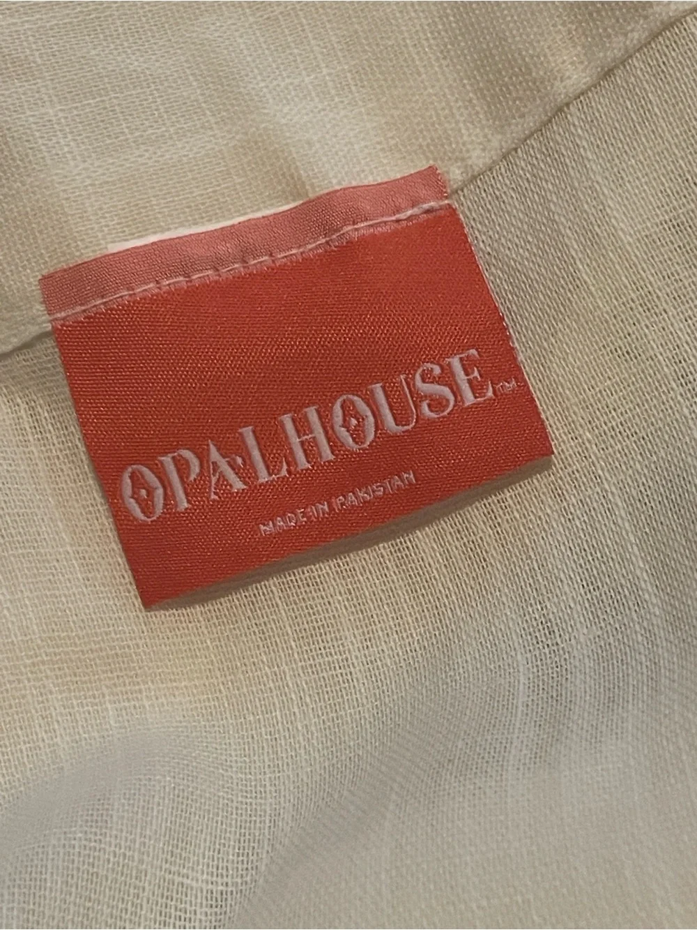 Opalhouse Cream Decorative curtains Panel Set